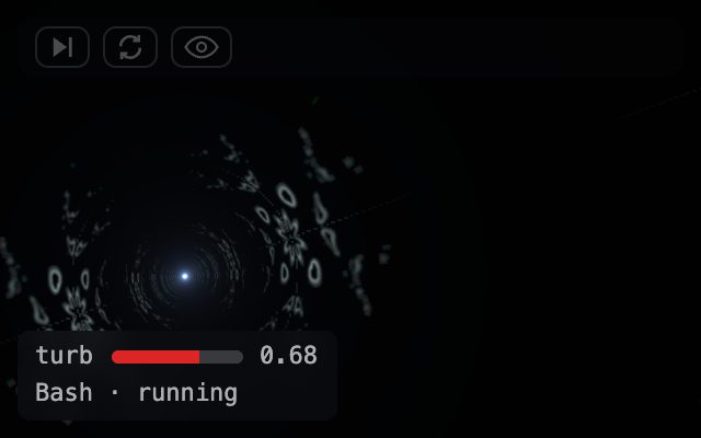 A floating window per session